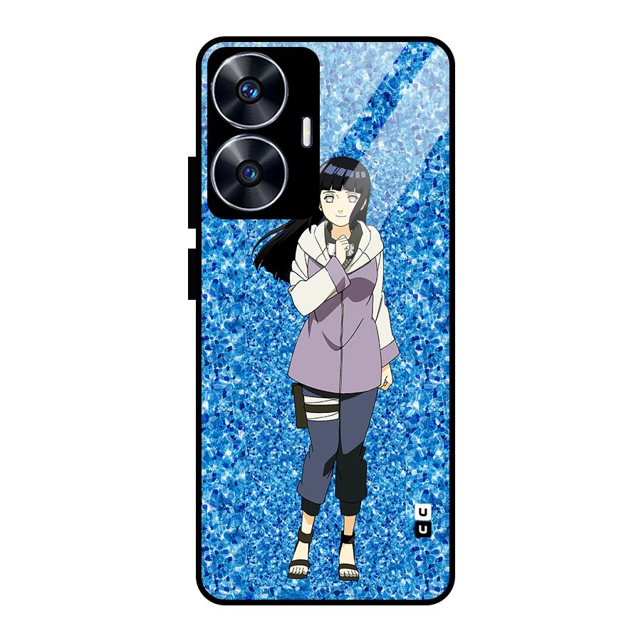 Cute Hinata hyuga Glass Back Case for realme C55