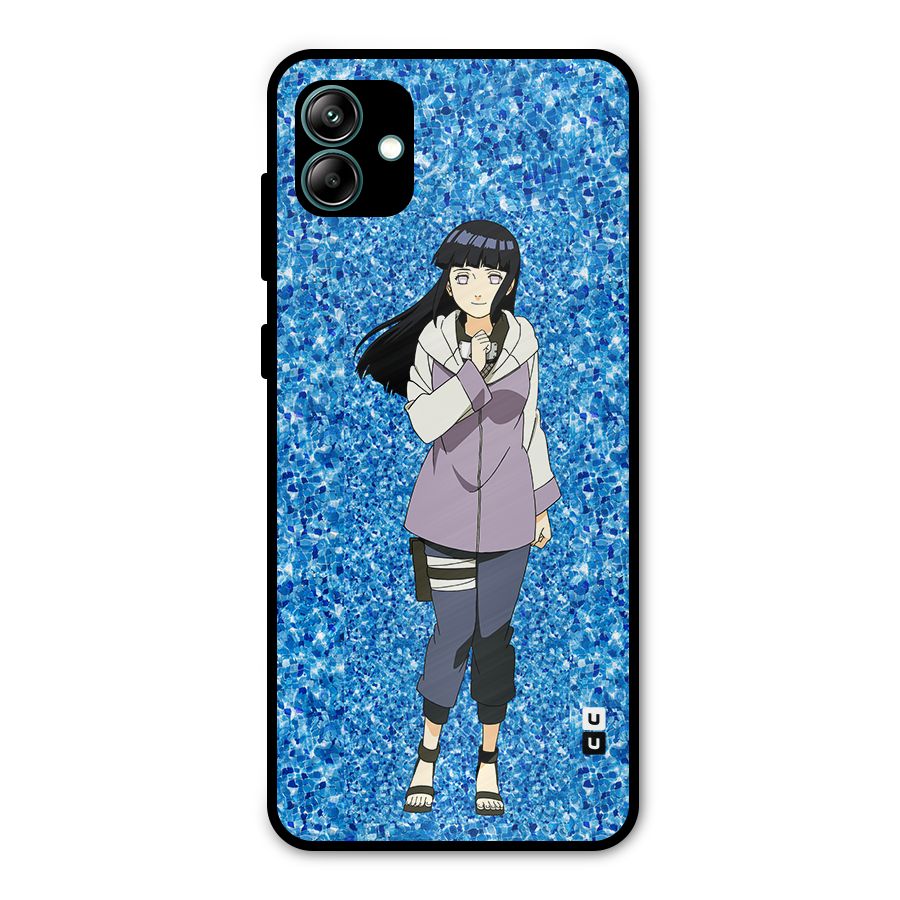 Cute Hinata hyuga Metal Back Case for Galaxy A04