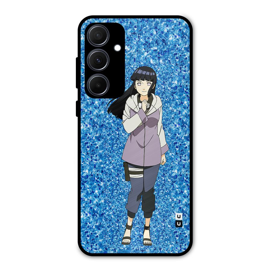 Cute Hinata hyuga Metal Back Case for Galaxy A35