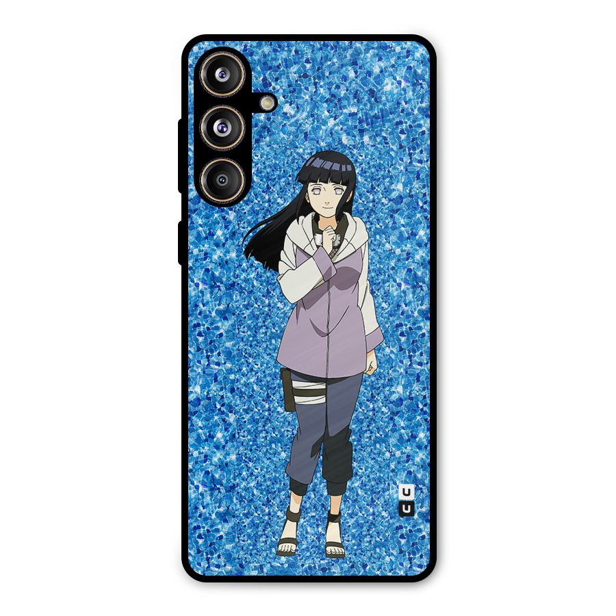 Cute Hinata hyuga Metal Back Case for Galaxy F55