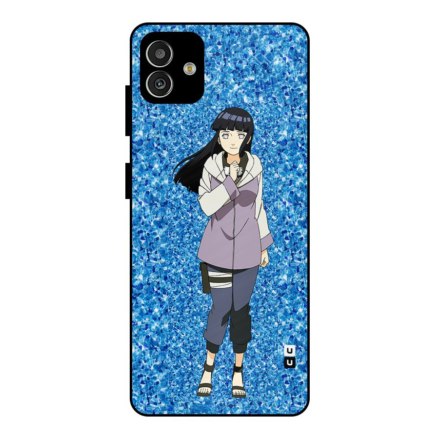 Cute Hinata hyuga Metal Back Case for Galaxy M13 5G