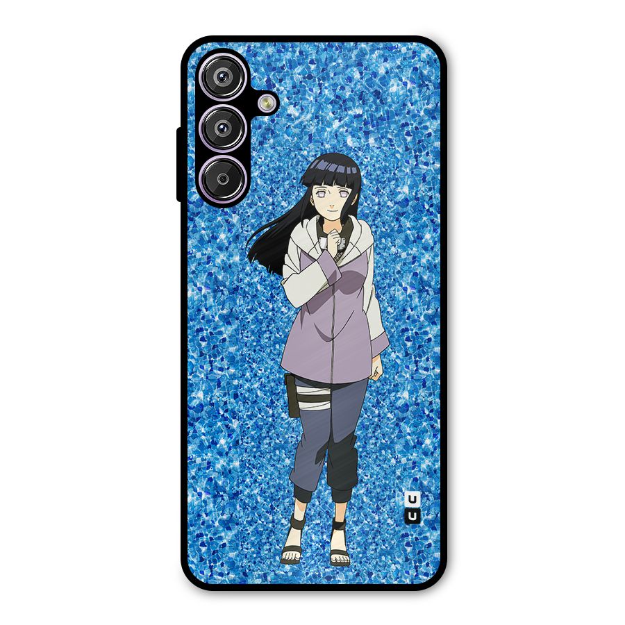 Cute Hinata hyuga Metal Back Case for Galaxy M15