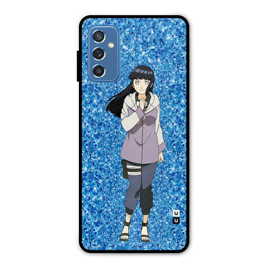 Cute Hinata hyuga Metal Back Case for Galaxy M52 5G