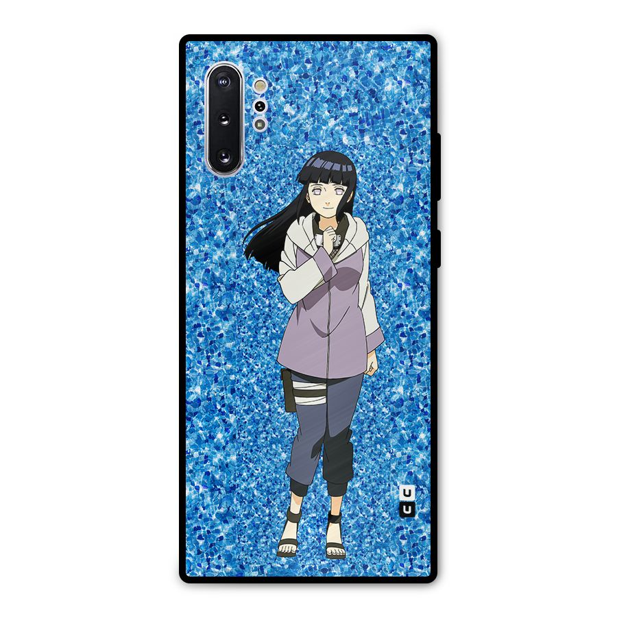 Cute Hinata hyuga Metal Back Case for Galaxy Note 10 Plus