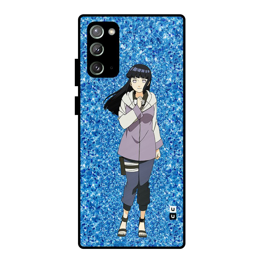Cute Hinata hyuga Metal Back Case for Galaxy Note 20