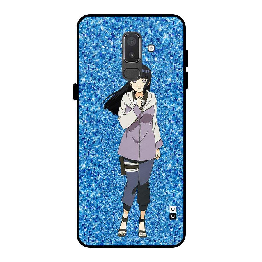 Cute Hinata hyuga Metal Back Case for Galaxy On8 (2018)