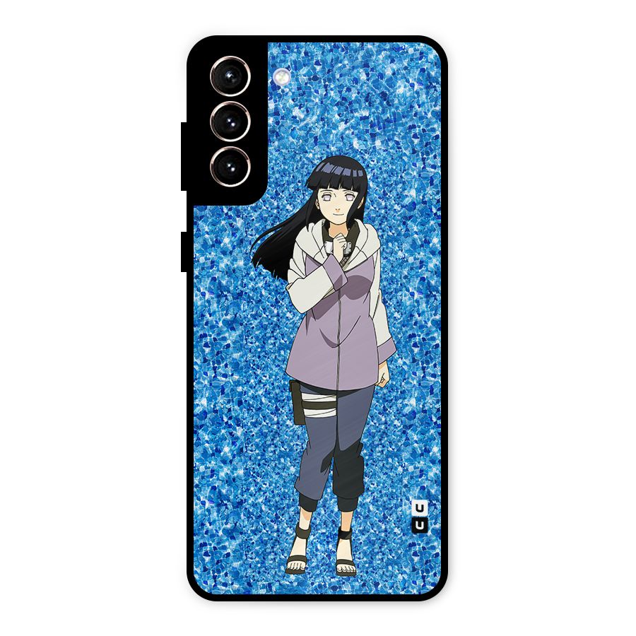 Cute Hinata hyuga Metal Back Case for Galaxy S21 Plus