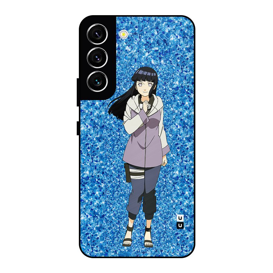 Cute Hinata hyuga Metal Back Case for Galaxy S22 5G