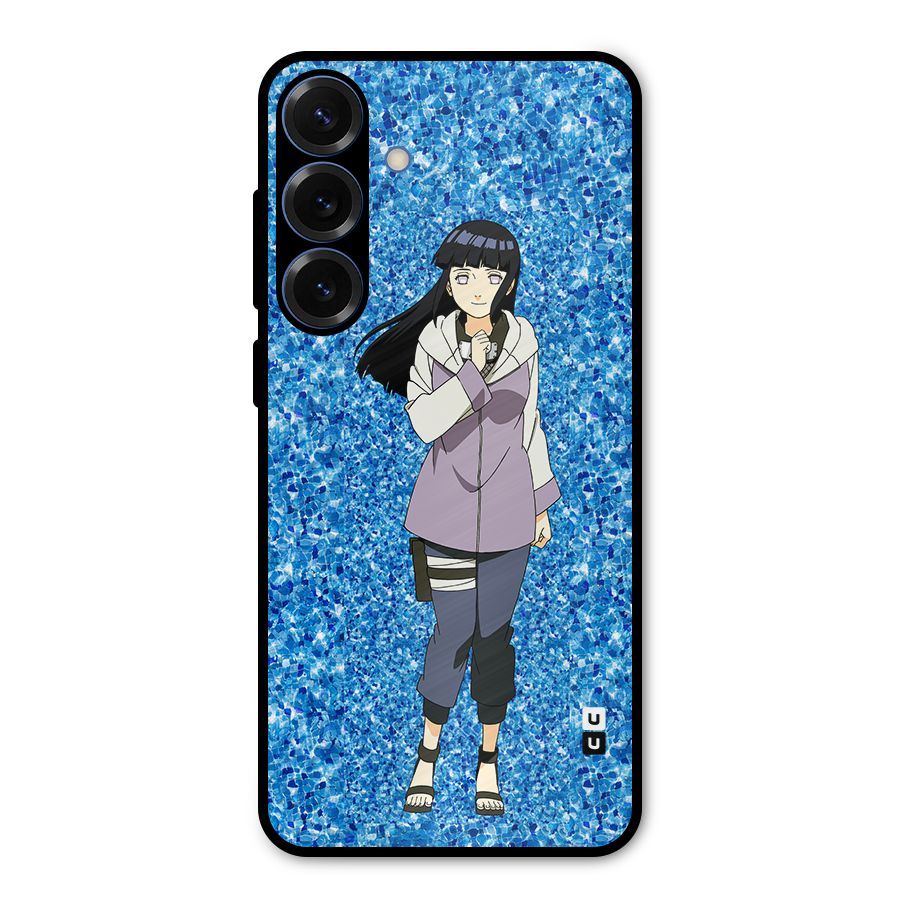 Cute Hinata hyuga Metal Back Case for Galaxy S25 Plus