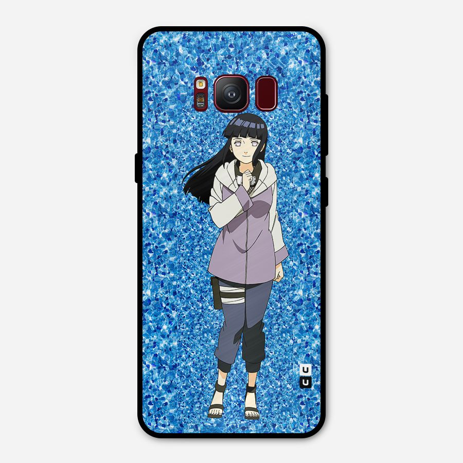Cute Hinata hyuga Metal Back Case for Galaxy S8