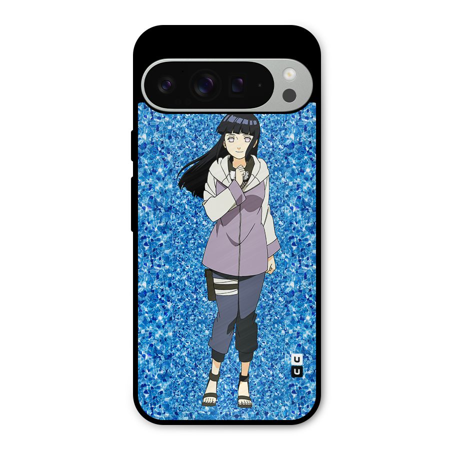 Cute Hinata hyuga Metal Back Case for Google Pixel 9 Pro XL