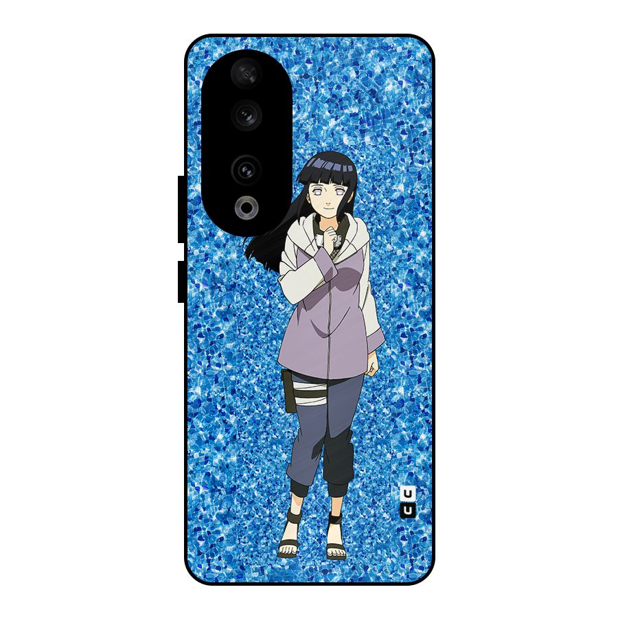 Cute Hinata hyuga Metal Back Case for Honor 90