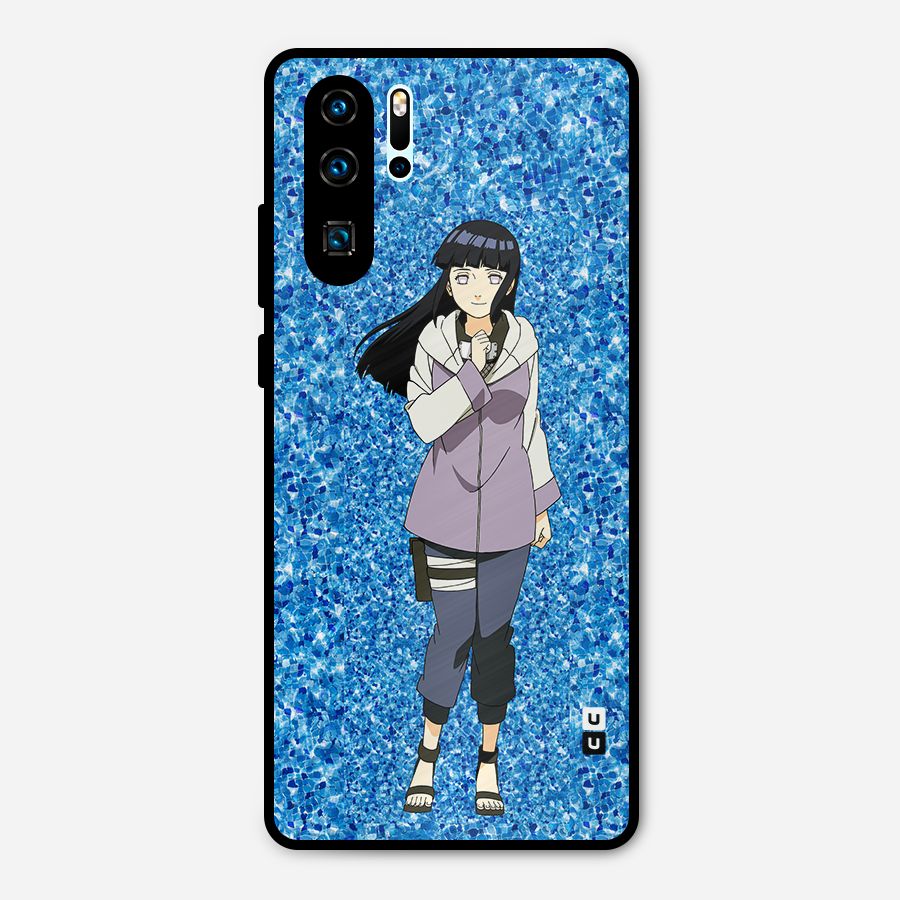 Cute Hinata hyuga Metal Back Case for Huawei P30 Pro