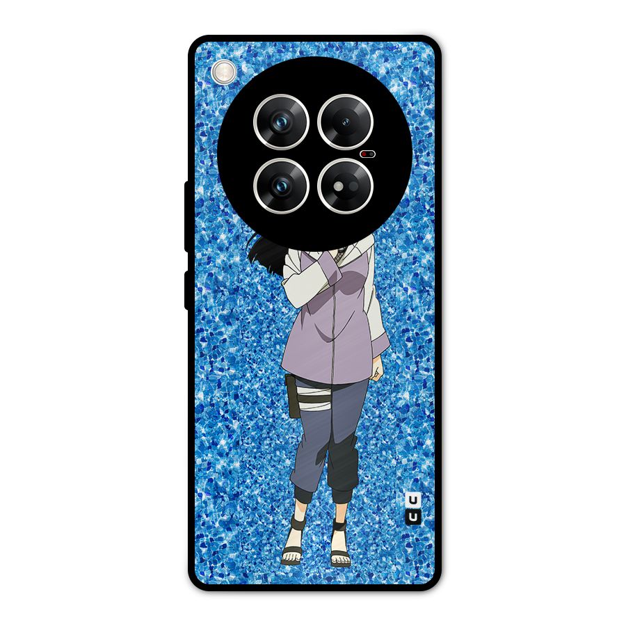 Cute Hinata hyuga Metal Back Case for Infinix Zero 40 5G