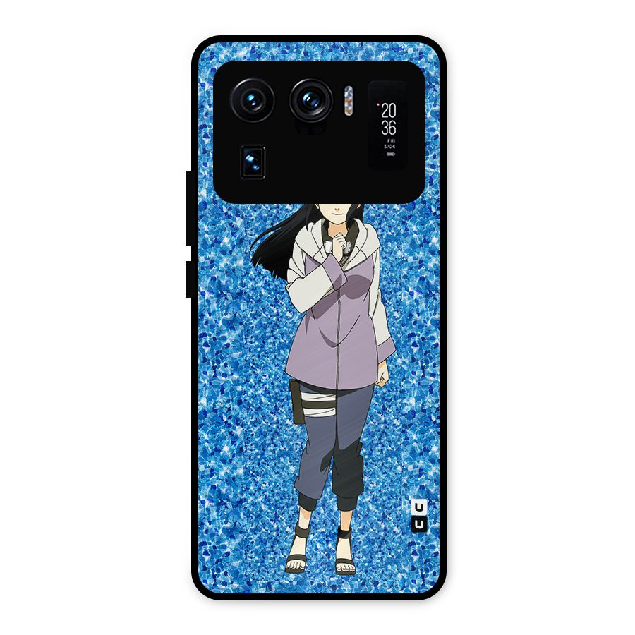 Cute Hinata hyuga Metal Back Case for Mi 11 Ultra