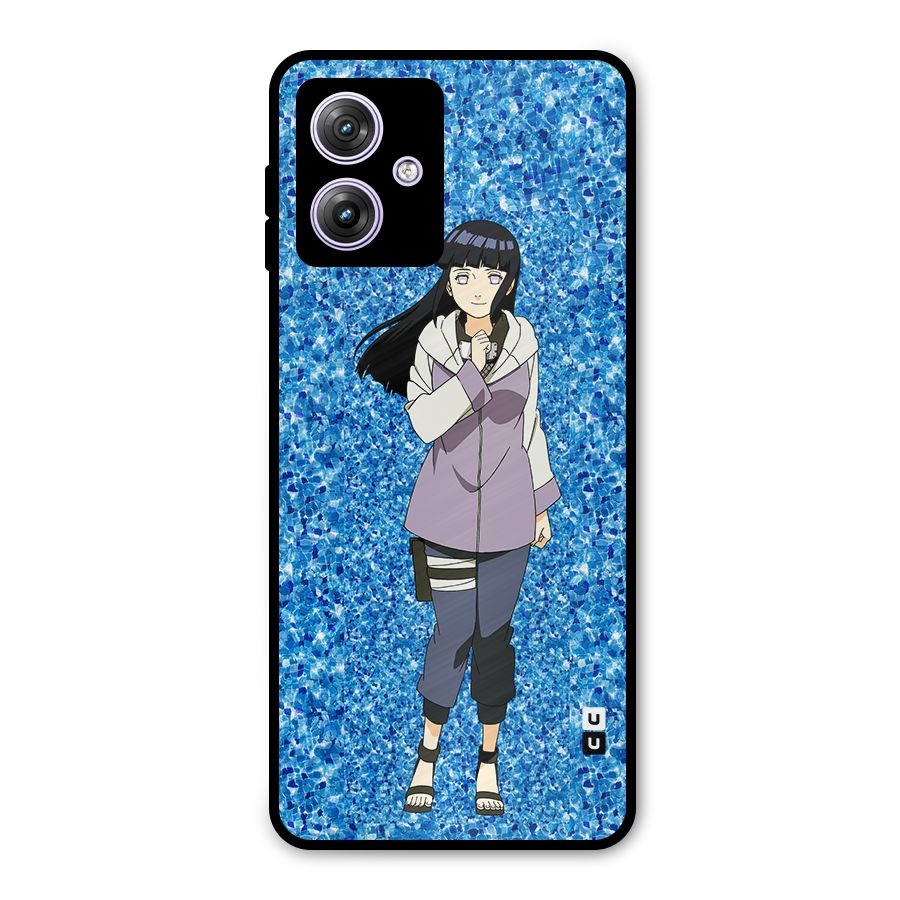 Cute Hinata hyuga Metal Back Case for Moto G64
