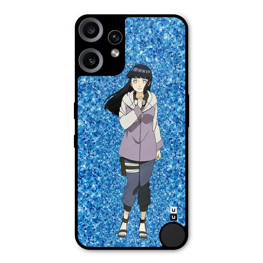 Cute Hinata hyuga Metal Back Case for Nothing CMF Phone 2 Pro