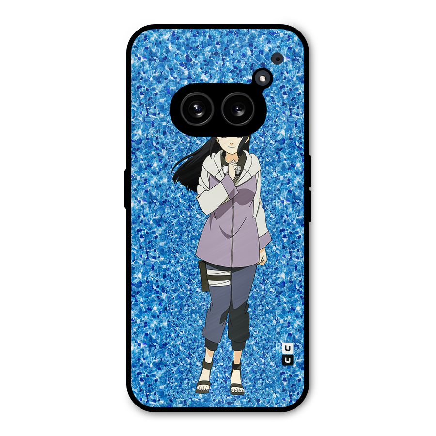 Cute Hinata hyuga Metal Back Case for Nothing Phone 2a Plus