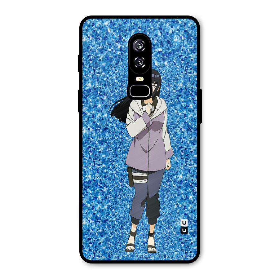 Cute Hinata hyuga Metal Back Case for OnePlus 6