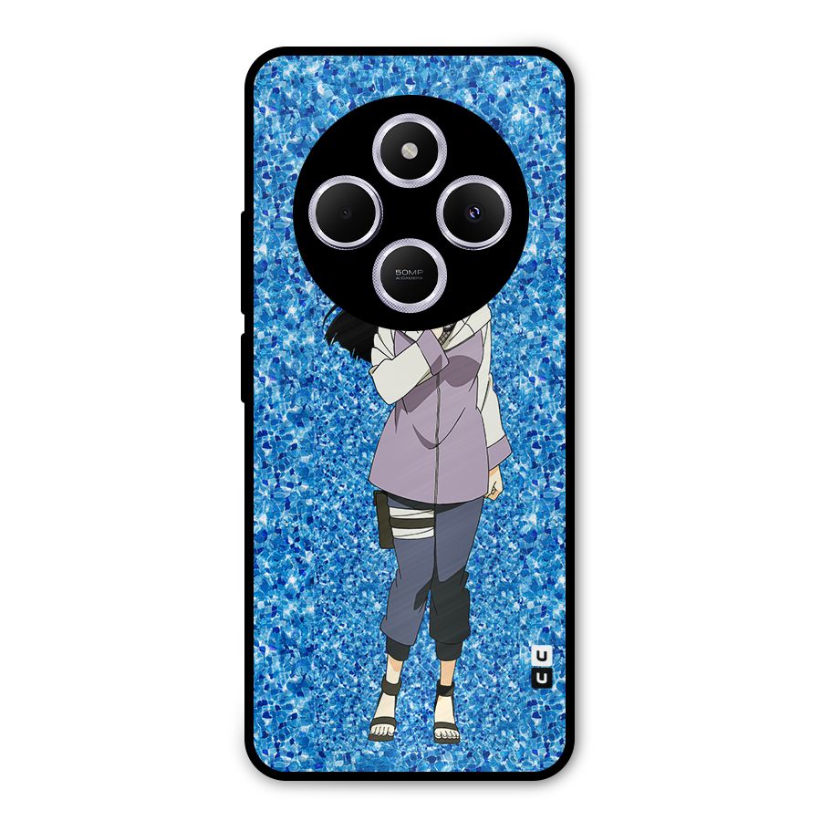 Cute Hinata hyuga Metal Back Case for Poco C75 5G