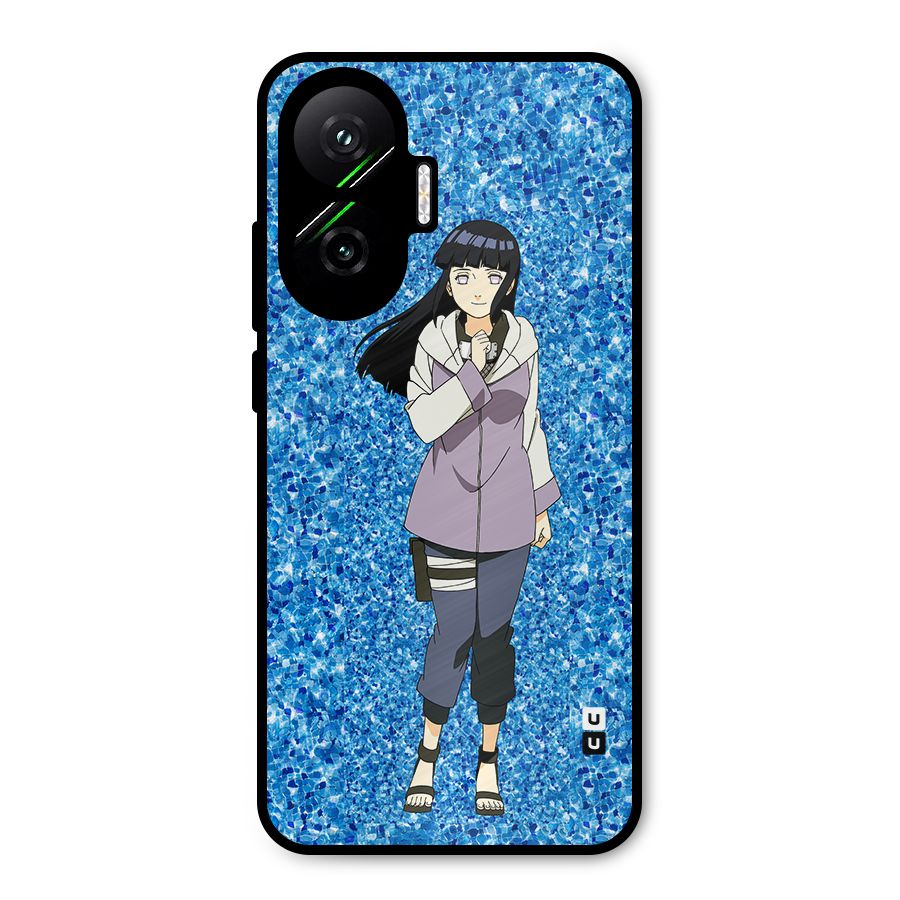 Cute Hinata hyuga Metal Back Case for Poco F7