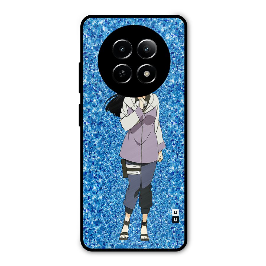 Cute Hinata hyuga Metal Back Case for Realme 12 5G