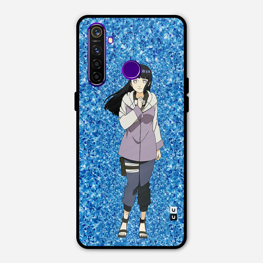 Cute Hinata hyuga Metal Back Case for Realme 5 Pro