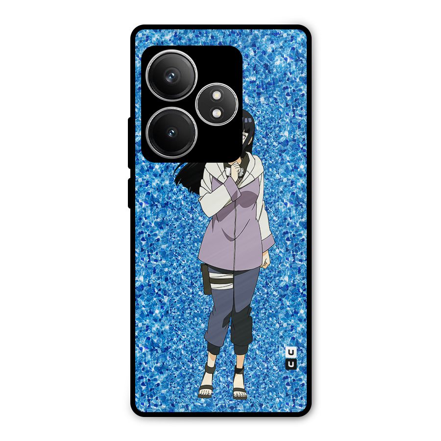 Cute Hinata hyuga Metal Back Case for Realme GT 6T