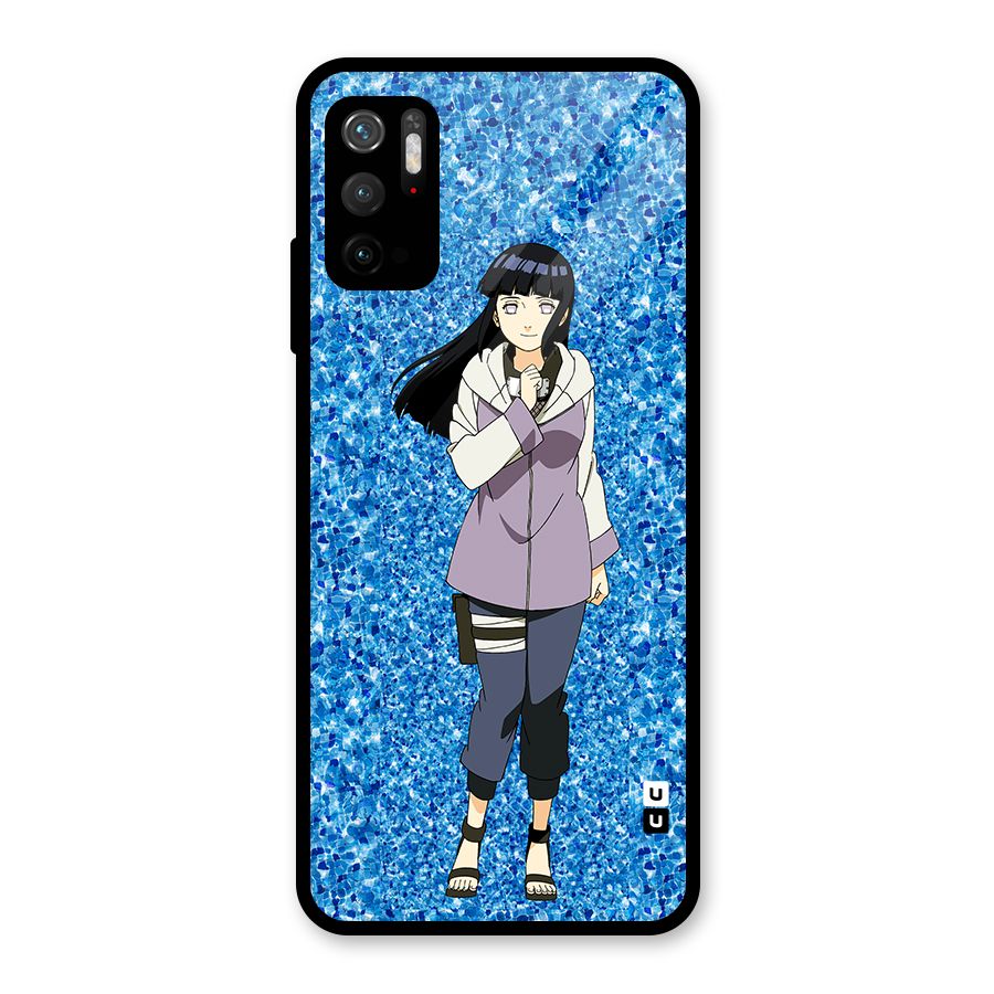 Cute Hinata hyuga Metal Back Case for Redmi Note 10T 5G