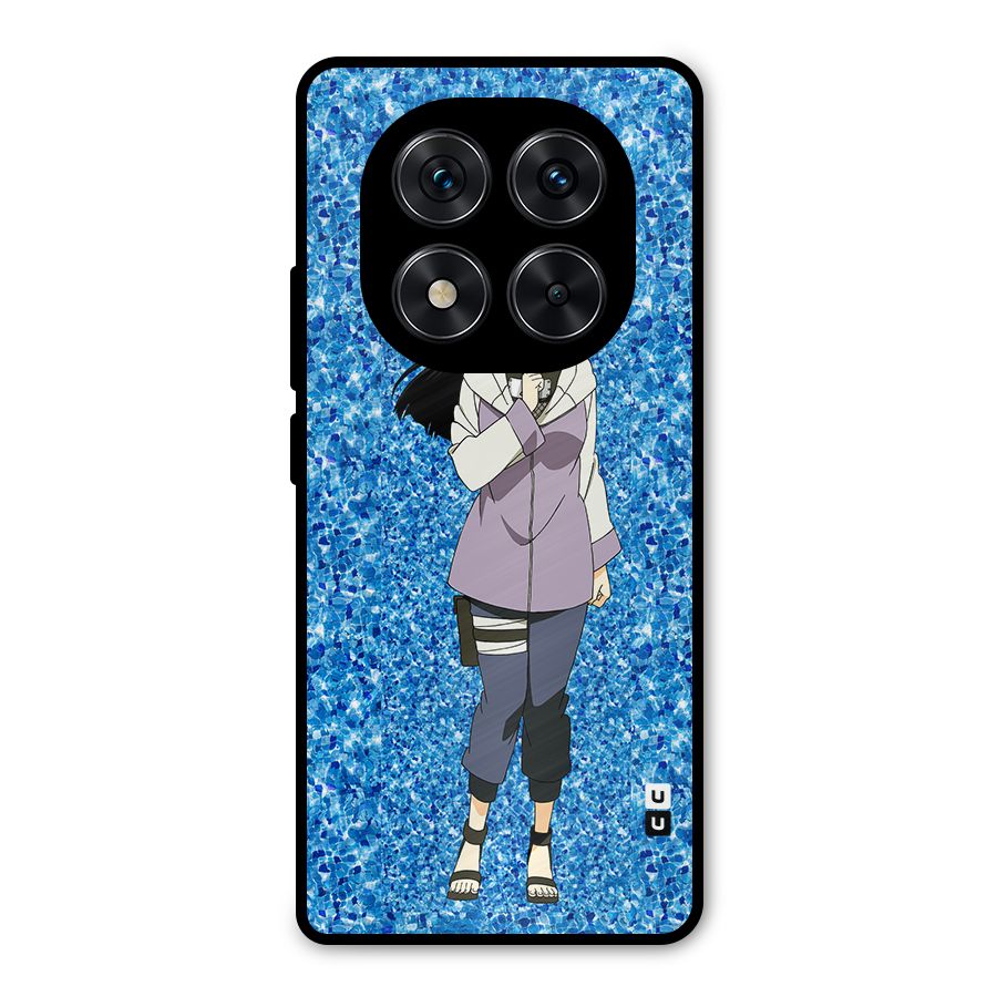 Cute Hinata hyuga Metal Back Case for Redmi Note 14 Pro 5G