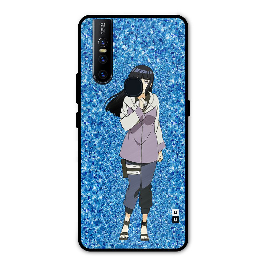 Cute Hinata hyuga Metal Back Case for Vivo V15