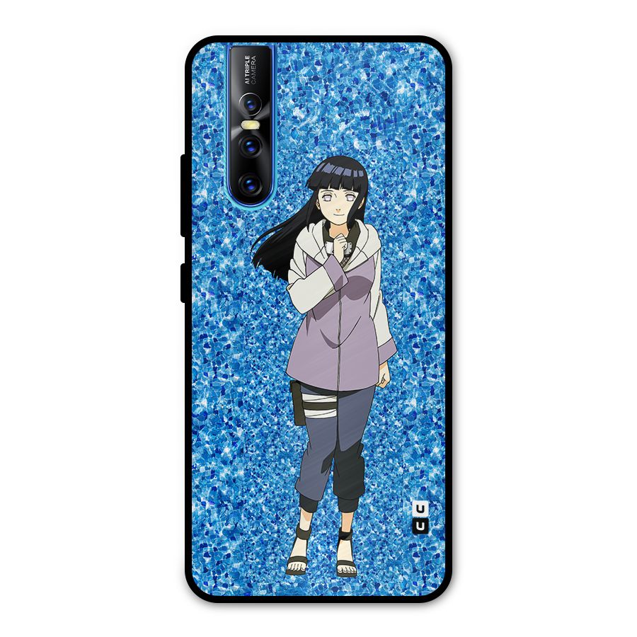 Cute Hinata hyuga Metal Back Case for Vivo V15 Pro