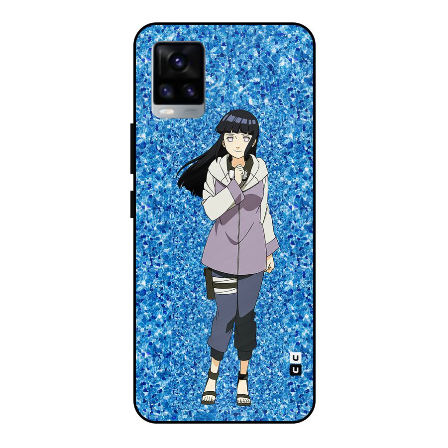 Cute Hinata hyuga Metal Back Case for Vivo V20 2021