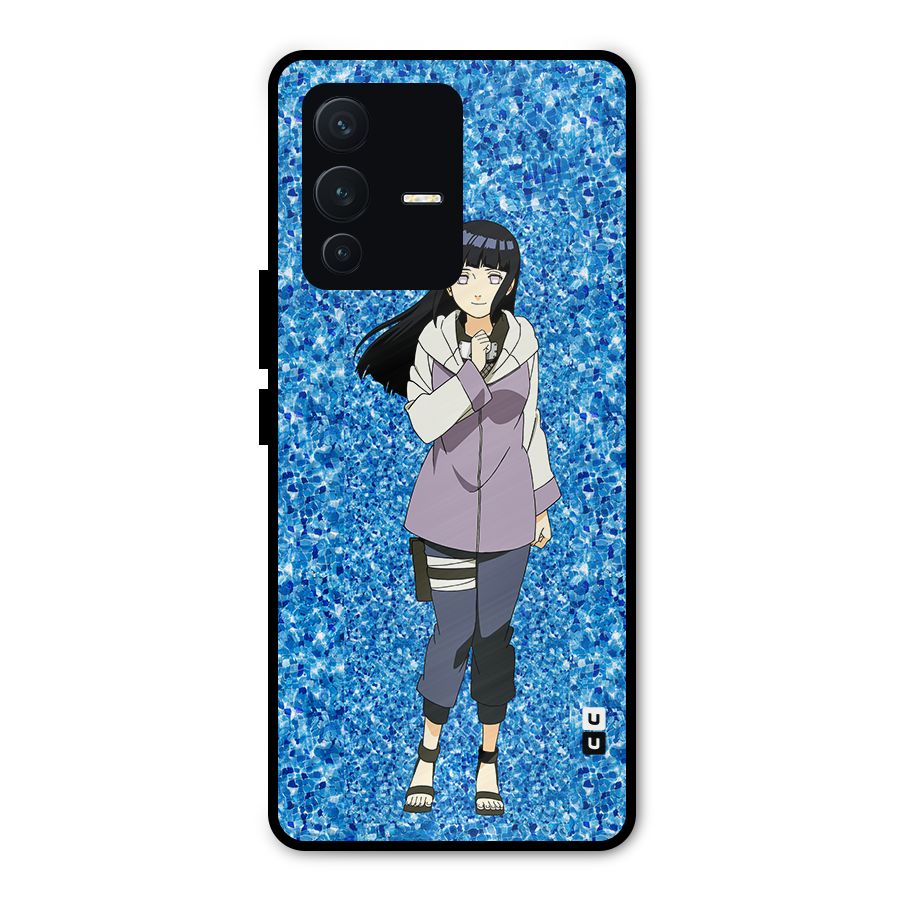 Cute Hinata hyuga Metal Back Case for Vivo V23 Pro