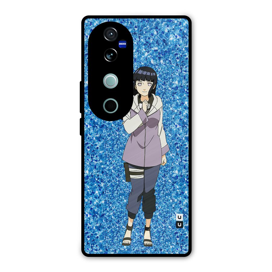 Cute Hinata hyuga Metal Back Case for Vivo V40