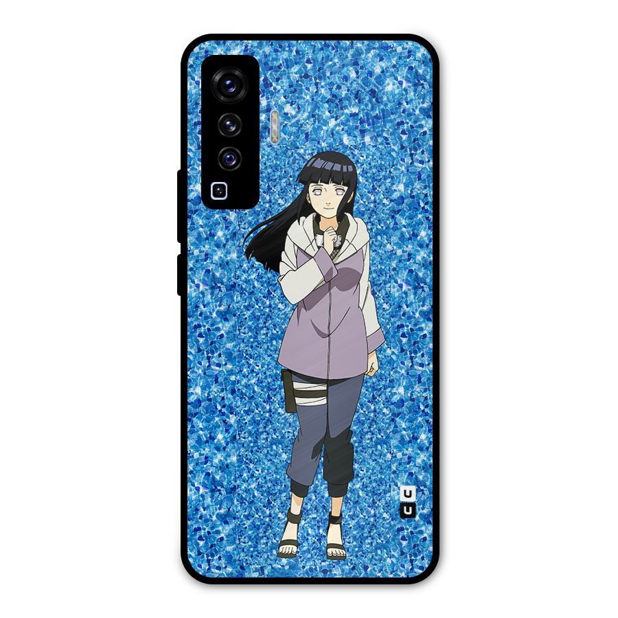 Cute Hinata hyuga Metal Back Case for Vivo X50