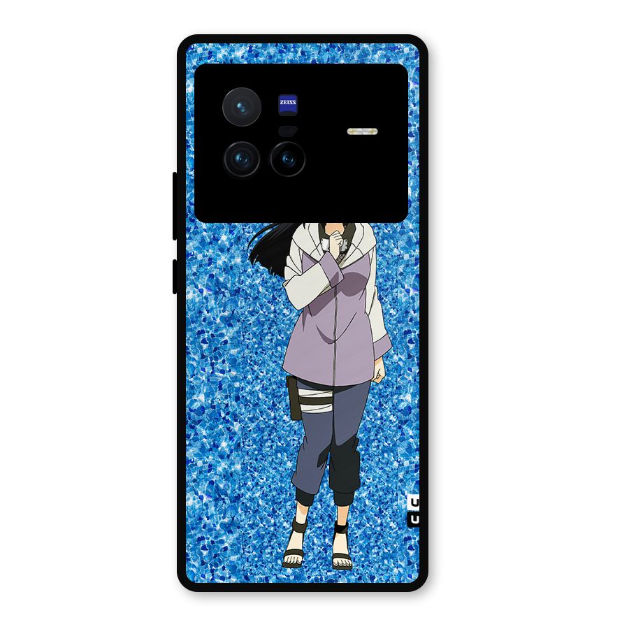 Cute Hinata hyuga Metal Back Case for Vivo X80