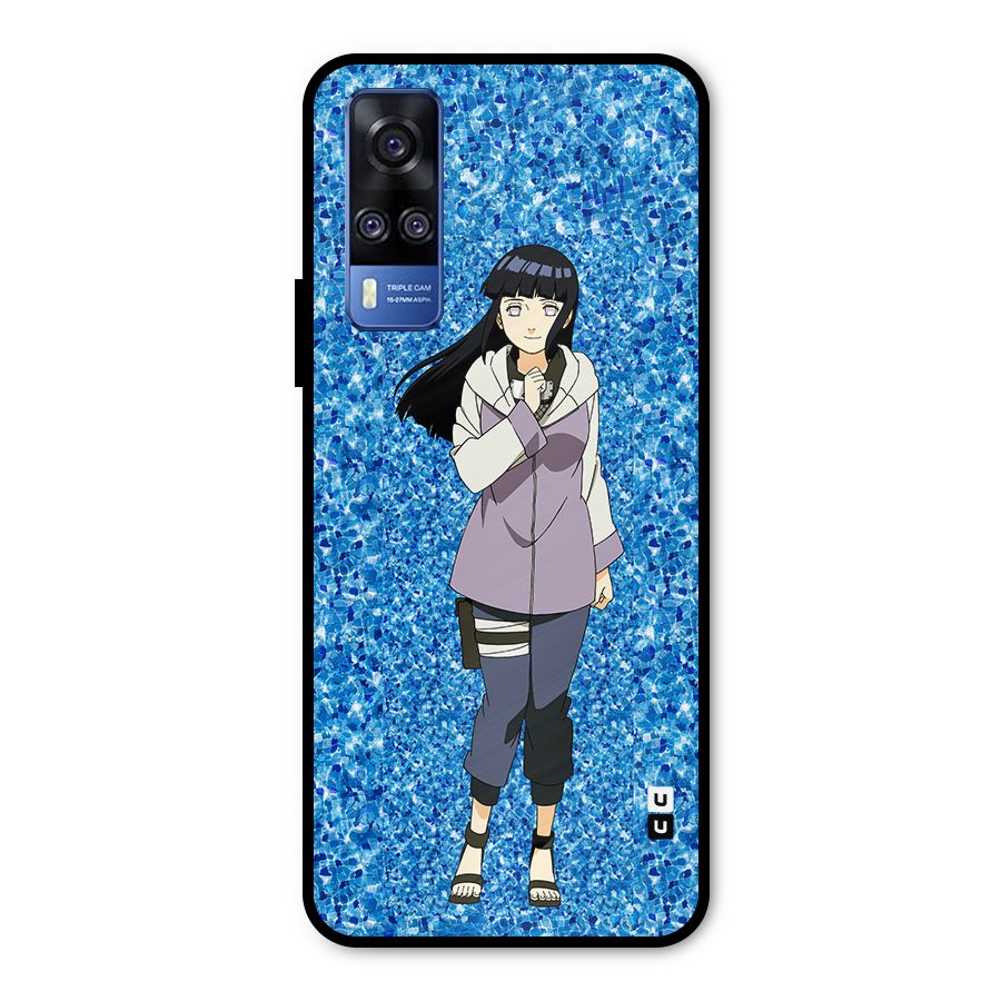 Cute Hinata hyuga Metal Back Case for Vivo Y51A