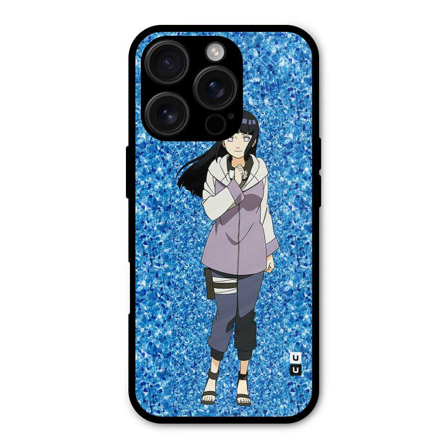 Cute Hinata hyuga Metal Back Case for iPhone 16 Pro