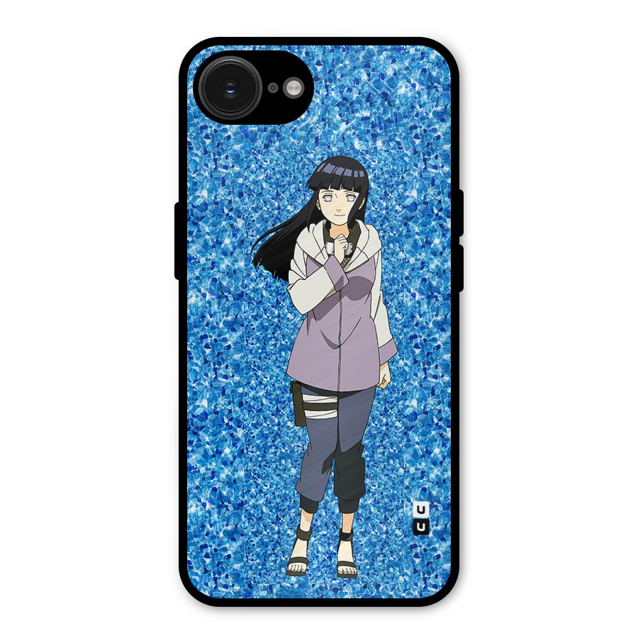 Cute Hinata hyuga Metal Back Case for iPhone 16e
