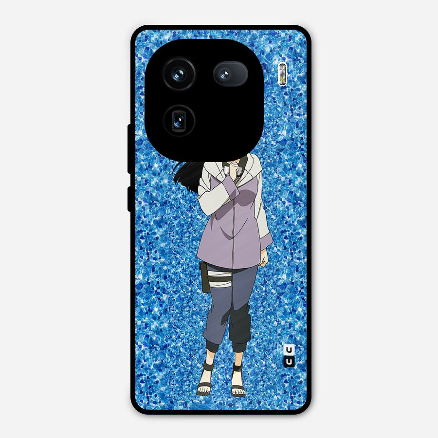 Cute Hinata hyuga Metal Back Case for iQOO 12
