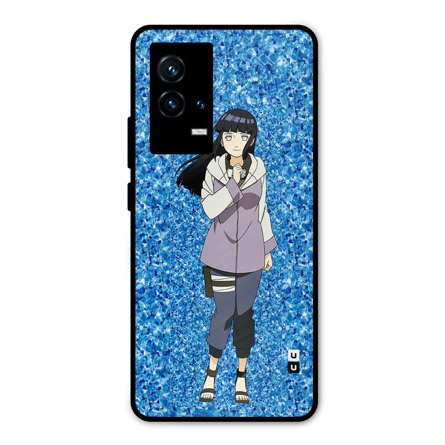 Cute Hinata hyuga Metal Back Case for iQOO 9 5G