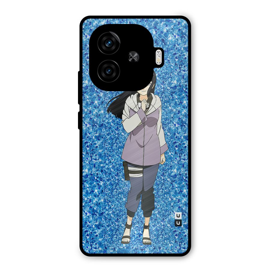Cute Hinata hyuga Metal Back Case for iQOO Neo 10R