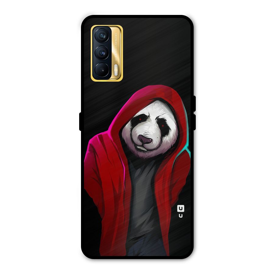 Cute Hoodie Panda Metal Back Case for Realme X7