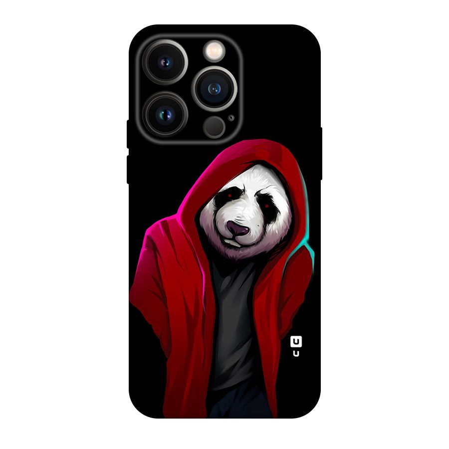Cute Hoodie Panda Original Polycarbonate Back Case for iPhone 14 Pro