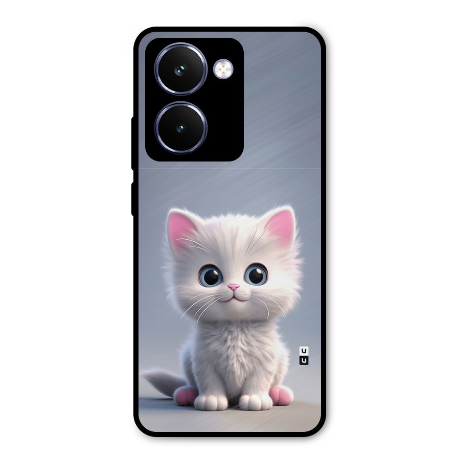 Cute Kitten Sitting Metal Back Case for Realme P3 Ultra