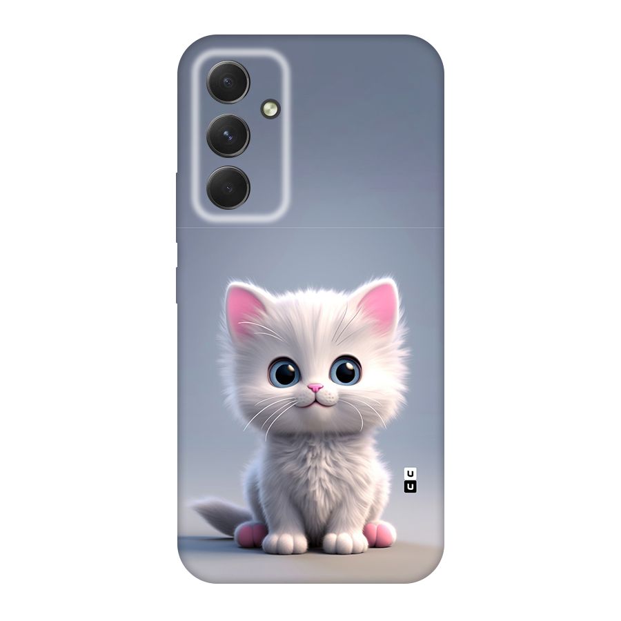 Cute Kitten Sitting Original Polycarbonate Back Case for Galaxy A54