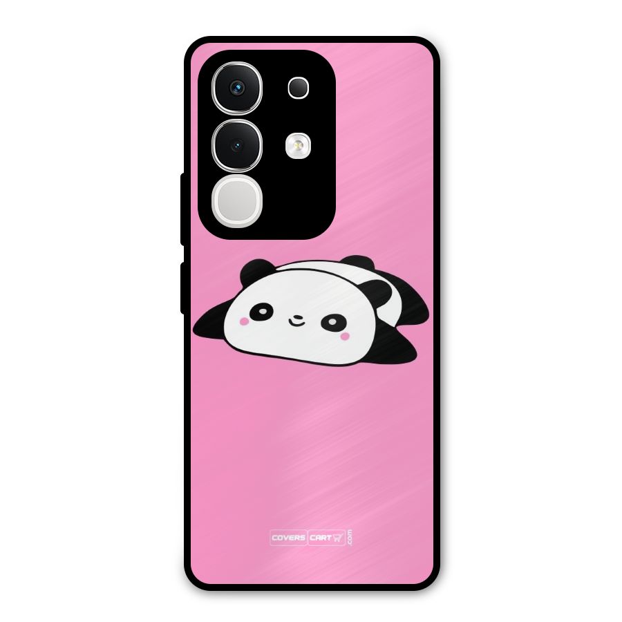 Cute Lazy Panda Metal Back Case for Vivo T4x