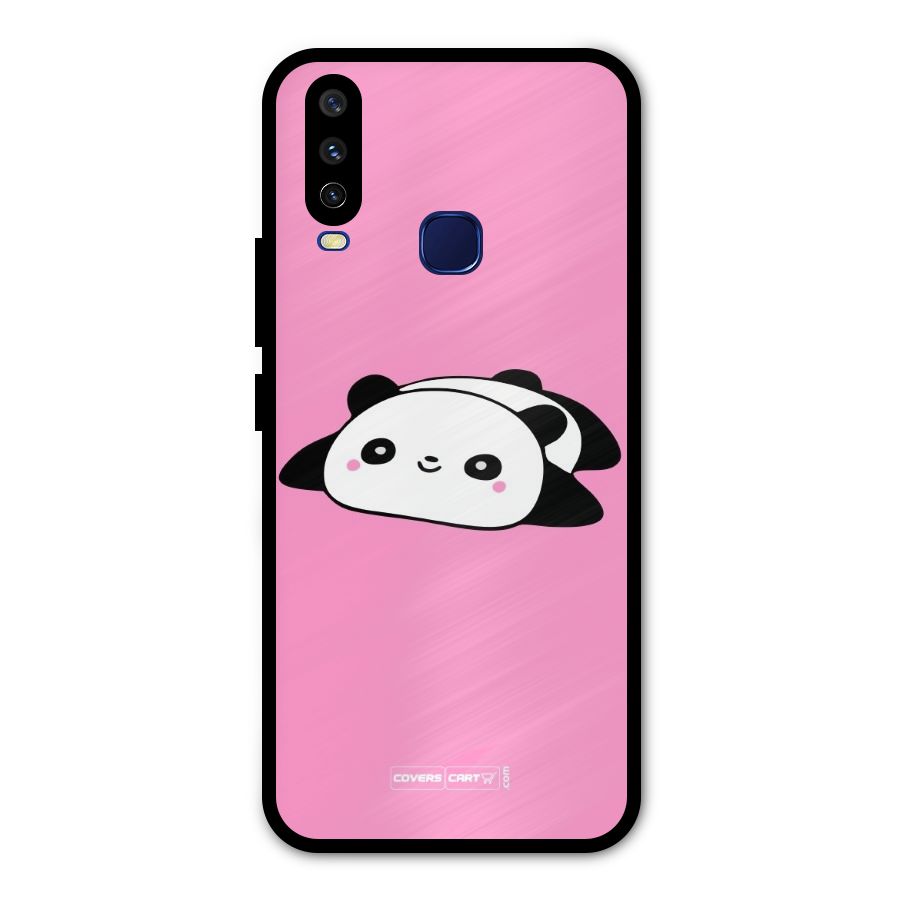 Cute Lazy Panda Metal Back Case for Vivo V17