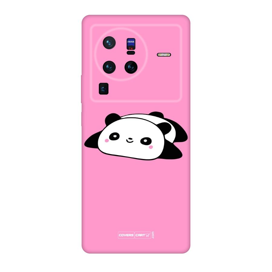 Cute Lazy Panda Original Polycarbonate Back Case for Vivo X80
